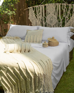 Macramé - Handmade Bed Runner (3pcs)